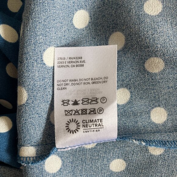 SOLD DO NOT BUY - Reformation Midi Zoe Skirt | "Lazuli" | Size 4 - Picture 7 of 7